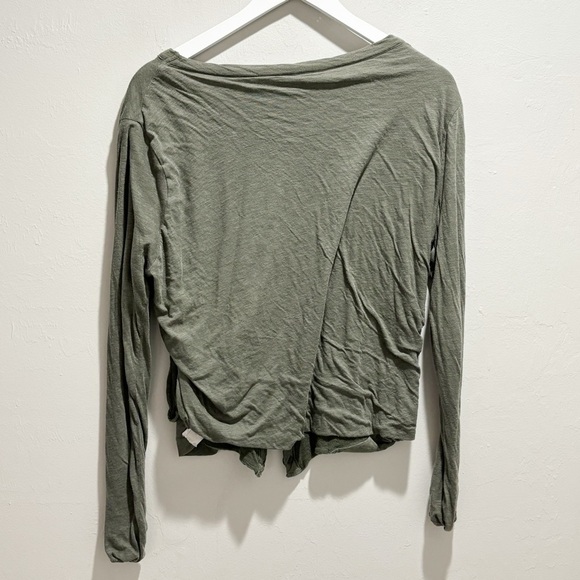 V::ROOM Women’s Green Button Front Lined Cardigan V-Neck Made In Japan Size S - Picture 3 of 8